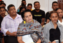 Fiji journalists at a sexual harassment seminar