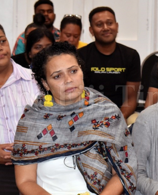 Fiji journalists at a sexual harassment seminar