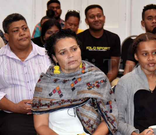Fiji journalists at a sexual harassment seminar