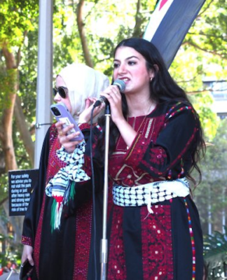 Palestinian activist Jana Fayyad