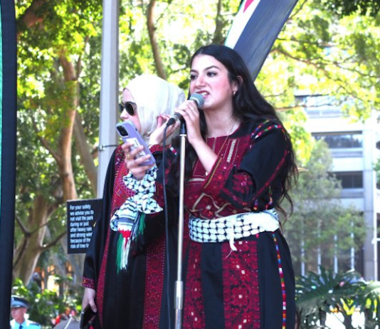 Palestinian activist Jana Fayyad