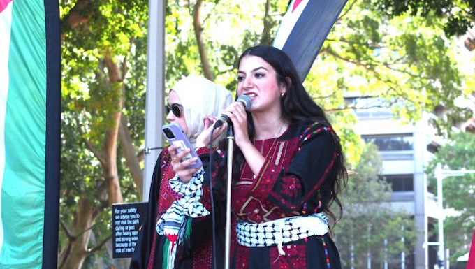 Palestinian activist Jana Fayyad