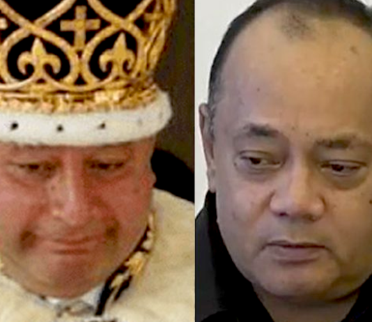 King Tupou VI and Prime Minister Siaosi Sovaleni Hu’akavameiliku