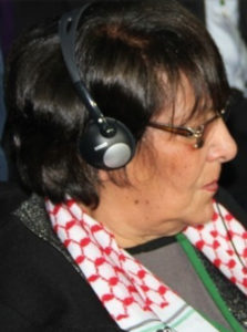 Palestinian freedom fighter Leila Khaled