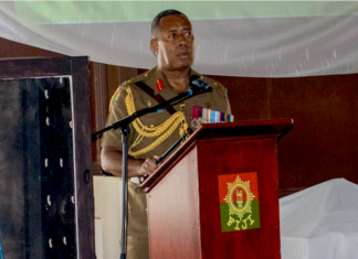 Fiji's Major-General Jone Kalouniwai