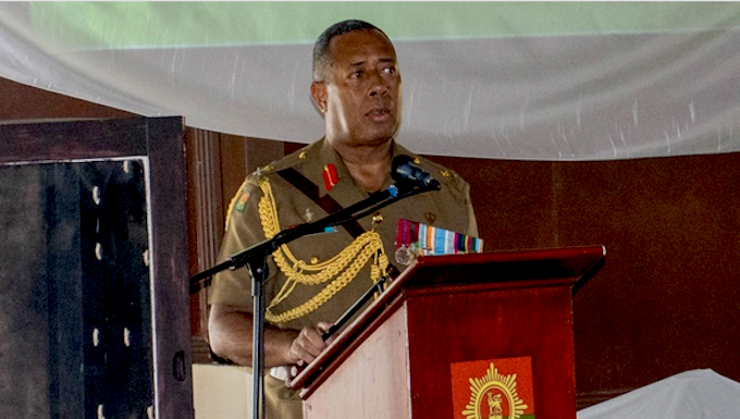 Fiji's Major-General Jone Kalouniwai