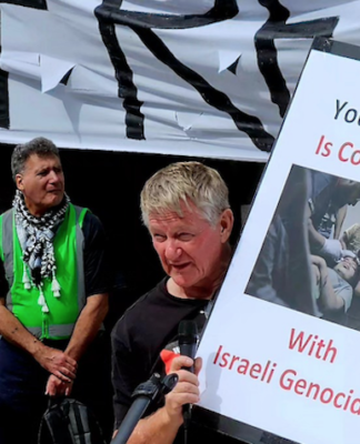 Palestine Solidarity Network Aotearoa's Neil Scott