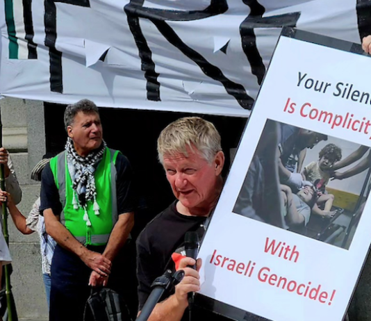 Palestine Solidarity Network Aotearoa's Neil Scott