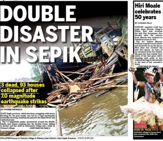 East Sepik's double disaster