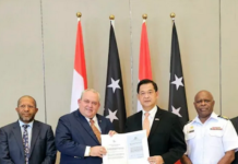 The ratified defence agreement between Papua New Guinea and Indonesia