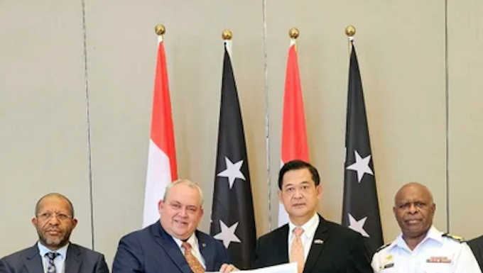 The ratified defence agreement between Papua New Guinea and Indonesia