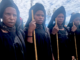 Highlands women attend a funeral for a victim of a sorcery accusation-related attack
