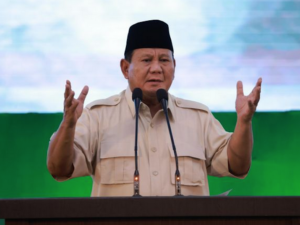 Defence Minister Prabowo Subianto