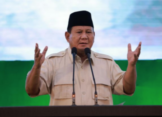 Defence Minister Prabowo Subianto