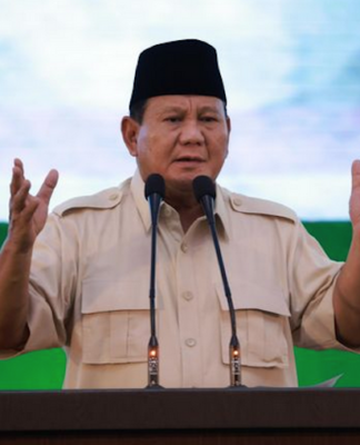Defence Minister Prabowo Subianto