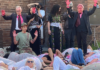 The Sydney "die-in" street theatre protest
