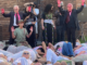 The Sydney "die-in" street theatre protest