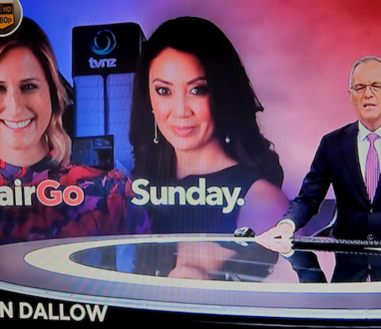 How Television New Zealand presented its job cuts as headline news tonight