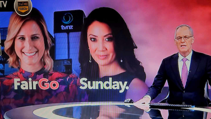How Television New Zealand presented its job cuts as headline news tonight