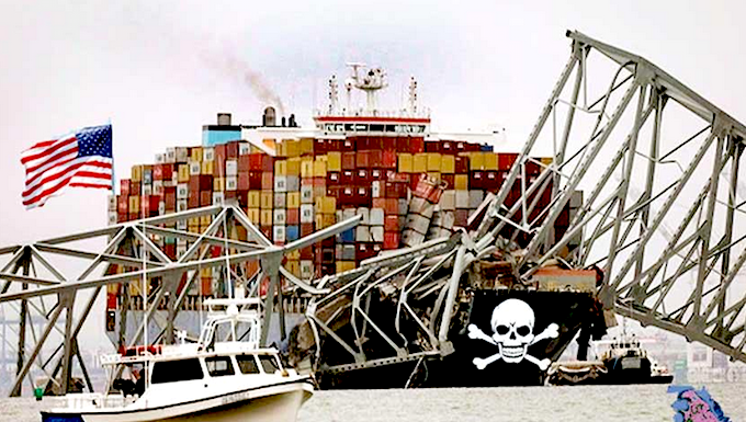 The container ship Dali