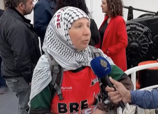 One of the Gaza Freedom Flotilla campaigners
