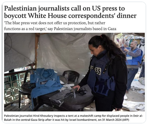 Gaza journalist Hind Khoudary . . . Palestinian 