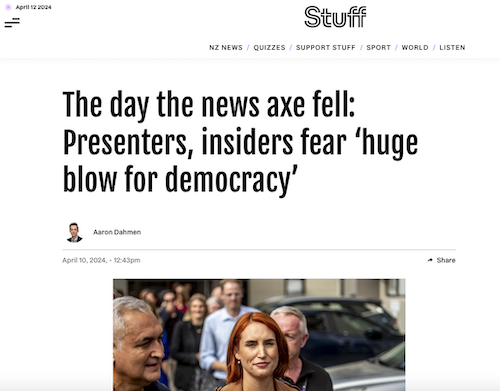 "The day the news axe fell"