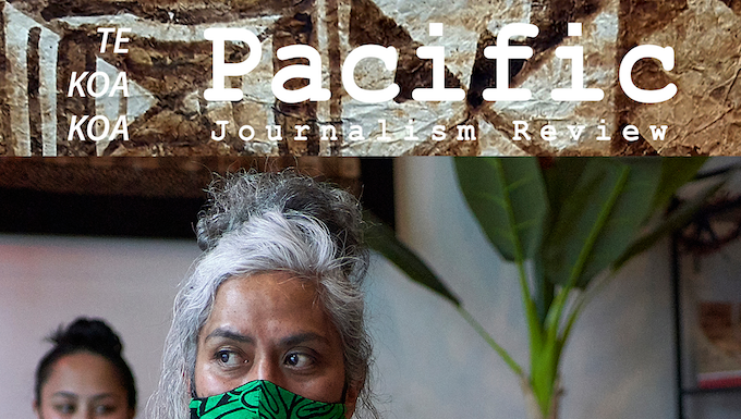 Part of the cover in a recent edition of Pacific Journalism Review