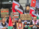 Pacific Islander protesters at one of the pro-Palestine demonstrations