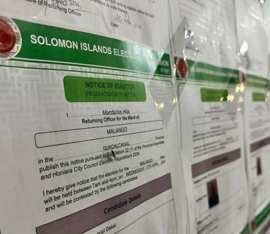 Solomon Islands Chief Electoral Officer Jasper Anisi told RNZ Pacific all elections materials have been distributed and the country is ready to go to the polls