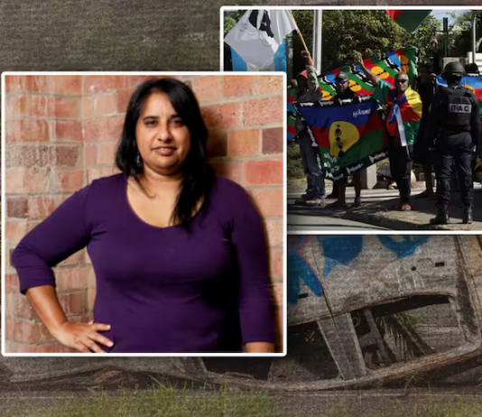 Author Angelina Hurley was caught up in the Kanak protests