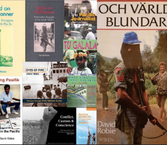 Some of Dr David Robie's books