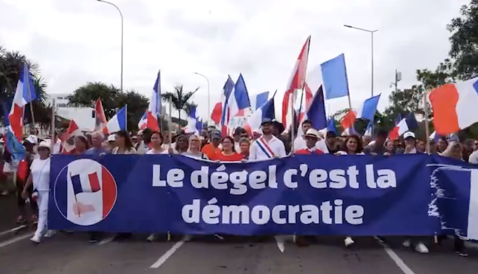 Loyalist French rally in New Caledonia