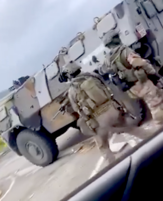French security forces in Nouméa engage with rioters