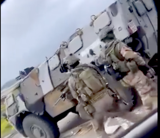 French security forces in Nouméa engage with rioters