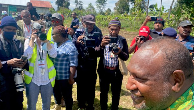 PNG Prime Minister James Marape