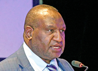 PNG Prime Minister James Marape