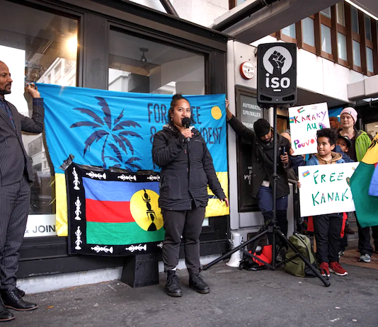 Kanak activist Jessie Ounei