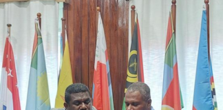Vanuatu's Elections Minister Johnny Koanapo