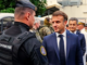 French President Macron visits Nouméa’s central police station