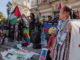 Kanak and Palestine solidarity activists hold a joint demonstration at Montpellier, southern France