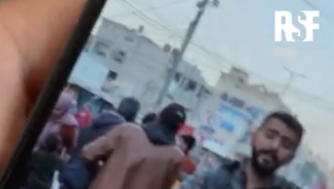Freelance Gaza journalist Moussa Al Zaanoun