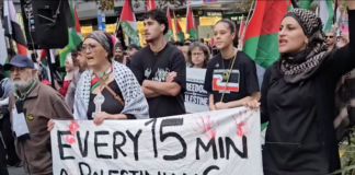 Fijians and Tongans were among the more than 1000 pro-Palestinian protesters in the heart of Auckland yesterday