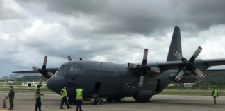 A NZ Defence Force operation begins to uplift New Zealand tourists and visitors stranded by the New Caledonia crisis