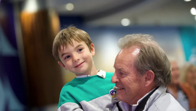 Some of the passengers on the special flight out of New Caledonia