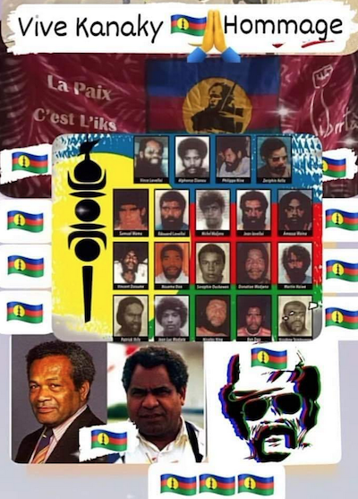 Kanak leaders and activists who have been killed