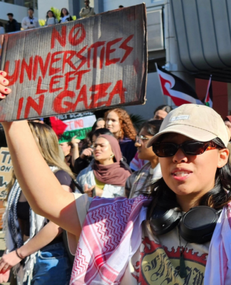 Students protest against Israel's genocidal war on Gaza