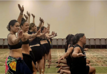 Cook Islands dancers in rehearsal