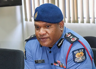 PNG Police Commissioner David Manning