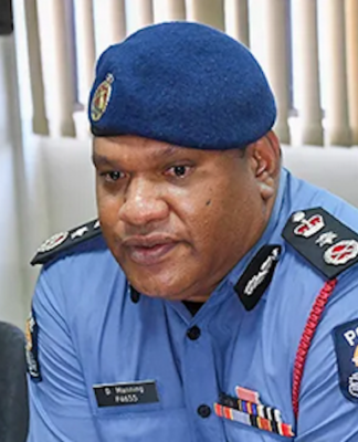 PNG Police Commissioner David Manning